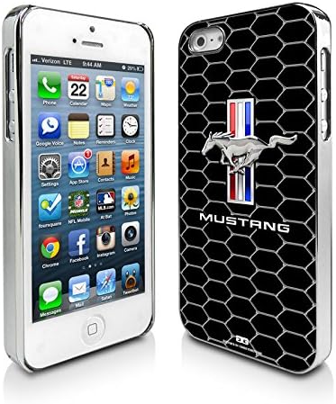 Ford Mustang Tri-Bar Logo iPhone 5 5S Chrome Cell Phone Case
