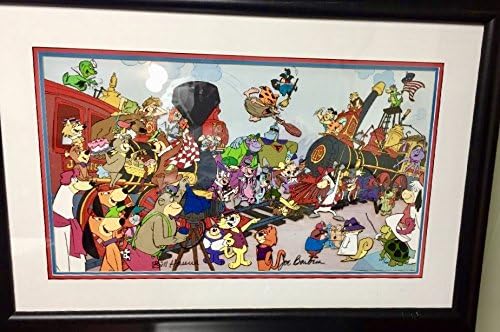 Hanna Barbera Signed Characters Cel The Golden Spike Yogi Scooby