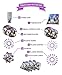 Video Game Party Supplies Decorations - for 16 Guests Birthday Party Favor for Boys , Includes Flatware, Spoons, Plates, Cups, Straws, Table Cover, Invitation Cards, Balloons,Cake Topper Tower,Banner