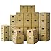 Bankers Box Classic Moving Box 30 Pack Kit, Reinforced Handles, Tape-Free Assembly, Box with Lid, 10 Small and 20 Medium Boxes (7716601)