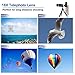 Camera Lens Kit,WMTGUBU 4 in 1 HD Universal Clip-On Phone 18X Optical Zoom Telephoto Lens+15X Macro Lens+0.6X Wide Angle Lens Tripod (Black)
