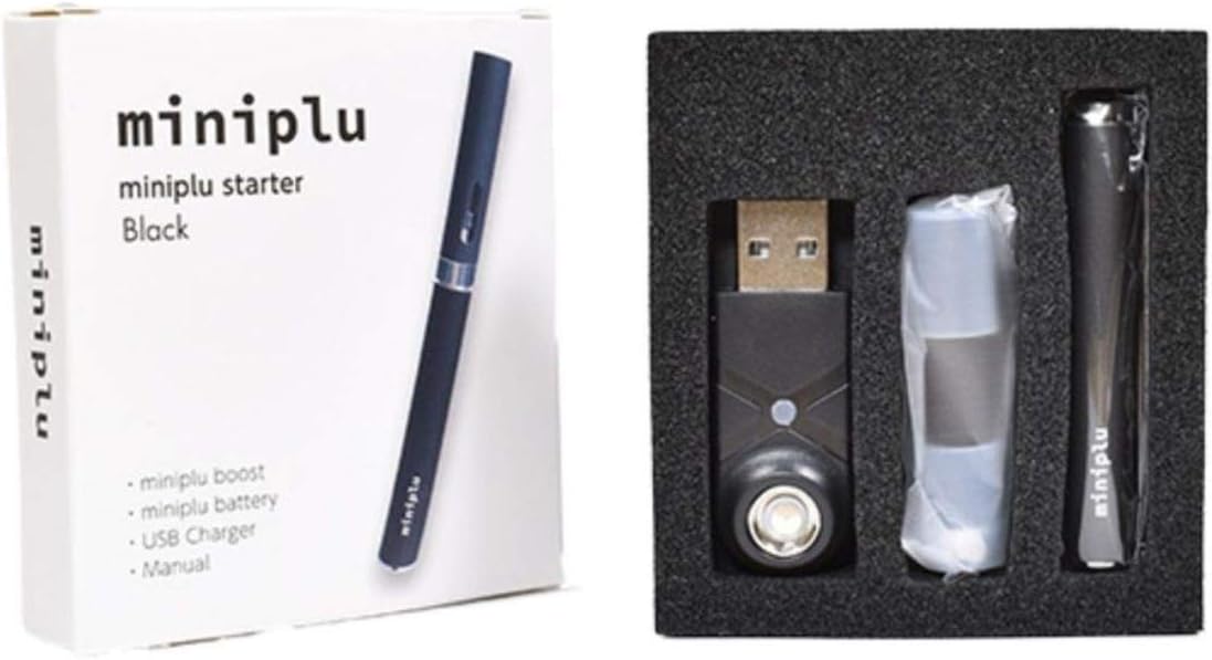 Amazon ベプログ ミニプル ミニプルスターターキット ブラック ベプログ 電子たばこセット スターターキット