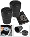 JAVOedge 2 Pack Black Small Car Storage Holder for Pens, Coins, Cash, Fits in Cup Holder