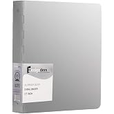 JAM PAPER Aluminium 1.5 inch Binders - Silver Aluminum 3 Ring Binder - Sold Individually