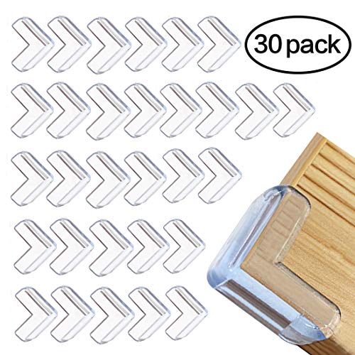 30 Packs Clear Corner Protector,Baby Safety Cushion,Edge Protectors,Protectors for Infant Kids Safety,Furniture Bumper Corner Cushions. - Thumbnail 7