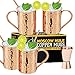 Moscow Mule Copper Mugs - Set of 4-100% Handcrafted - Food Safe Pure Solid Copper Mugs - 16 oz Gift Set with Bonus: Highest Quality Cocktail Copper Straws and Jigger