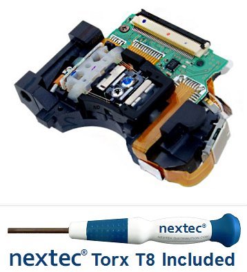 New - Sony PS3 Laser Lens (KES-450A/ KES-450AAA/ KEM-450A/ KEM-450AAA) + Nextec® Torx T8 Security Screwdriver