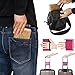 Passport Holder Cover Wallet Travel Essentials RFID Blocking Leather Card Case International Travel Must Haves Travel Accessories for Women Men(101#Purple)
