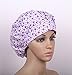 2-Pack Doctor Scrub Cap Bouffant Surgical Hat with Sweatband for Women Ponytail (A SET)