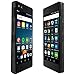 Skinomi Brushed Steel Full Body Skin Compatible with ZTE Axon M (Full Coverage) TechSkin with Anti-Bubble Clear Film Screen Protector