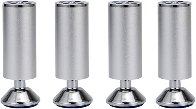Patas De Gabinete Ajustables De Metal 4X, Carga Simple De 25 Kg