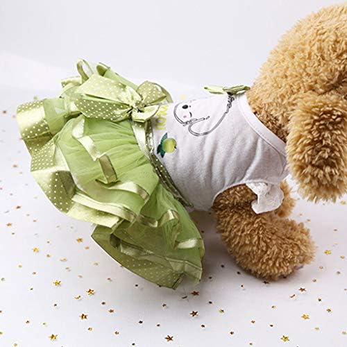 Tengatel 犬服 犬 ペット 洋服 ワンピース ドレス 花模様 可愛い 春 夏 虫除け 日焼き防ぐ 生理期保護 散歩 S ピンク B051qmdj 64円 人気海外一番 100 品質保証 全品送料無料 即日出荷 Sale開催中