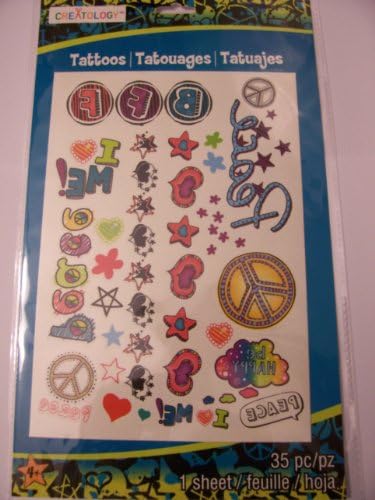 Creatology Tattoos ~ 35 Tattoos (BFF, Peace)