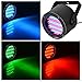 Litake Par Lights for Stage Lighting with RGB Magic Effect by Remote and DMX Control for Party Show DJ Pub KTV Disco (86LED-1 Pack)