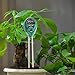 EONLION Goldpar Soil pH Meter, 3 in 1 Soil Test Kit for Moisture, Light & pH or Acidity, Gardening Tools for Home, Lawn, Garden, Plants, Farm, Indoor Outdoor Plant Care Soil Tester (No Battery Needed)