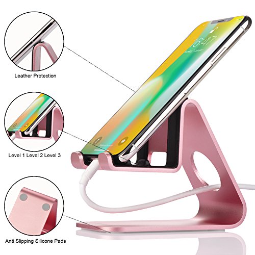 image for Multi-Angle Cellphone Stand,Jokitech S1 Universal Tabletop Charging Do
