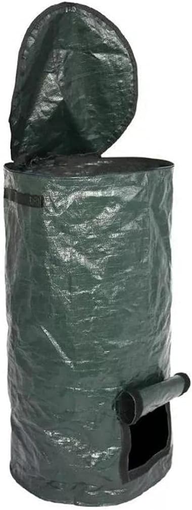 Garden Compost Bag, Composter Bin Pe Environmental Homemade Organic Ferment Waste Disposal for Yard