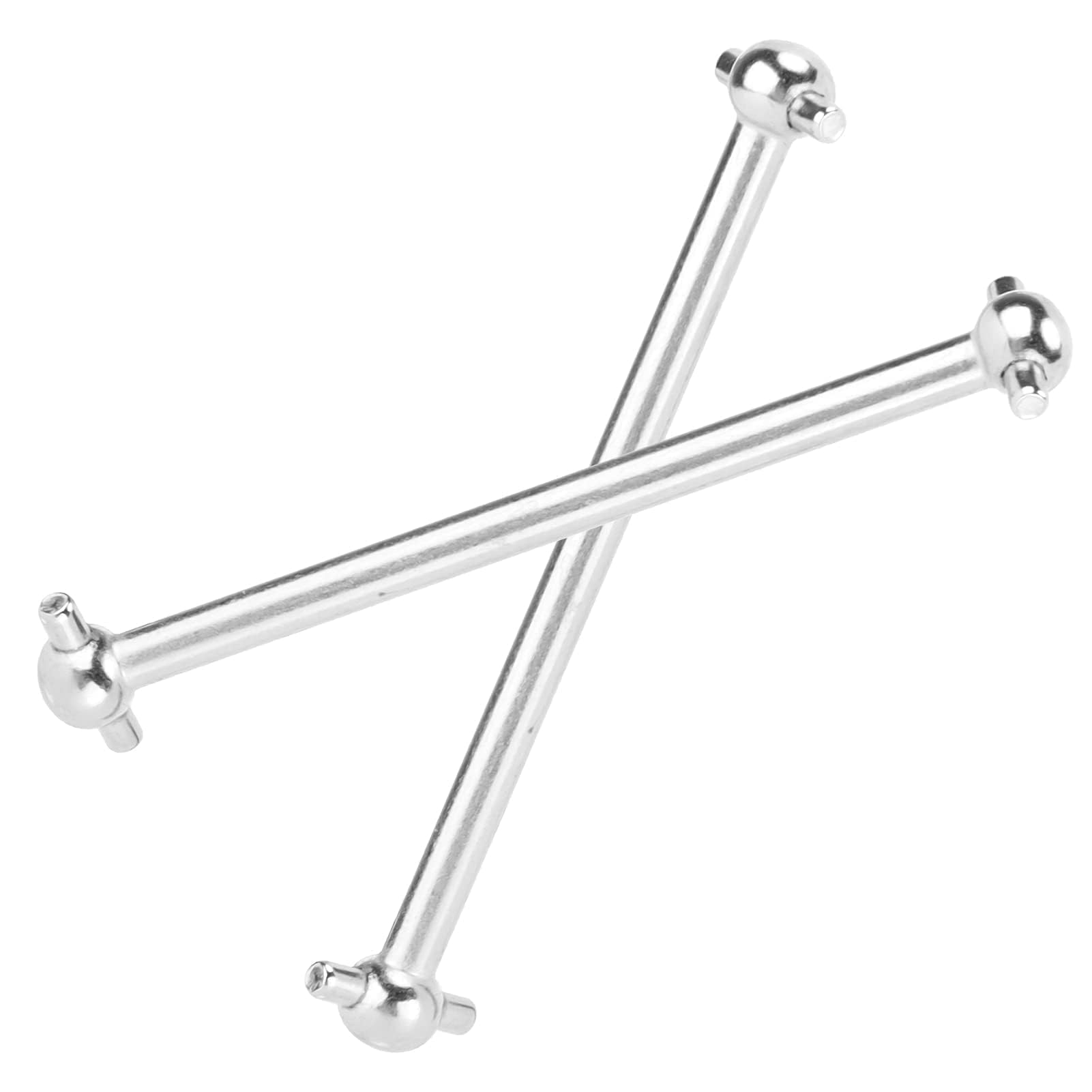 VBESTLIFE RC Rear Drive Shafts, 2Pcs Metal Rear Dogbones Drive Shafts Fit for 16889 1/16 RC Car M16106