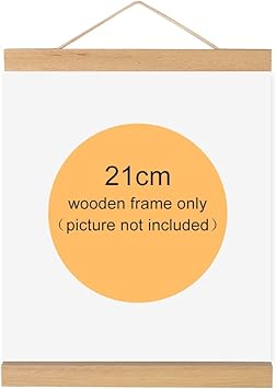 Amazon De Magnetischer Bilderrahmen Holz Natur Holz Rahmen Bild Poster Artwork Auf Leinwand