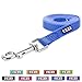 Pawtitas 6 FT Pet Puppy Leash Reflective Dog Leash Comfortable Handle Highly Reflective Threads Heavy Duty Dog Training Leash Available as a 6 ft Small Dog Blue Leash