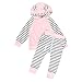 GBSELL 2pcs Newborn Infant Baby Boy Girls Clothes Lovely Hooded T-Shirt Tops + Pants Outfits Set (Pink, 18-24 Month)