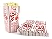 Snappy 44-E Red and White Open Top Popcorn Boxes, .8 Oz. 500 Count