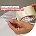XFasten Filament Duct Tape, Transparent, 2 Inches x 30 Yards, Extreme Fiberglass Reinforced Cross Strapping Tape