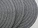 Kitchen Potholders Set Trivets Set Pure Cotton Thread Weave Hot Pot Holders Set Hot Pads Hot Mats, Round Stylish Coasters, Diameter 7 Inches, Set of 3 (Dark Grey, 7