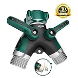 Ayla 2Way Metal Garden Hose Splitter, No Leakage, No Rupture, Easy to Install, Suitable for Patio Lawn and Garden Hose Splitter