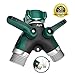 Ayla 2Way Metal Garden Hose Splitter, No Leakage, No Rupture, Easy to Install, Suitable for Patio Lawn and Garden Hose Splitter