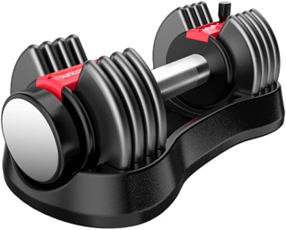 Ownlife Adjustable Single Dumbbell 1S Fast Weight Adjustable for Men Exercise Equipment Training Arm Muscle Fitness Dumbbell 25LB