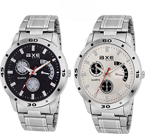 axe style x1115smpair analog watch - for men