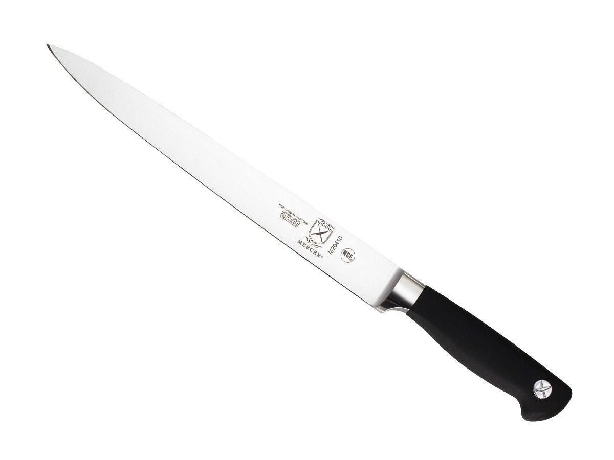 Mercer Culinary Genesis Carving Knife, 10-Inch , M20410, black