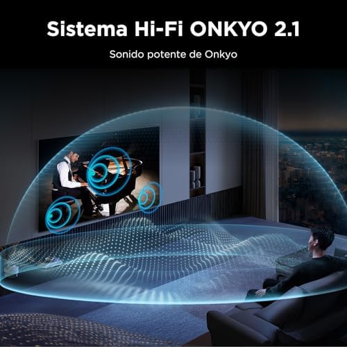 TV LED 65Q7D Pro 65" SQD-Mini, 4K HDR 2000 nits, 646 zonas de escuro, Google TV, Dolby Vision IQ e Atmos, 2.1 Onkyo, 144Hz, Apple AirPlay 2 e Alexa