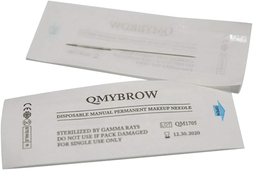 Tattoo Needle 3RL Textured Needles Opt Point Tattoo Machine Needle for Lip Eyeliner Hairline Permanent Makeup