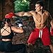 Xgeek174; 2PCS Punch Mitts Boxing Focus Training Pads for Children Kids Men Women Karate Muay Thai (BlackRed)