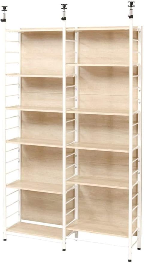 Amazon パーテーション 棚 スクリーンラック ラック 間仕切り 収納 目隠し 突っ張り ナチュラル 間仕切り スクリーン オンライン通販