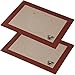 Silicone Baking Mat for Toaster Oven - Set of 2 mats (Size 7 7/8