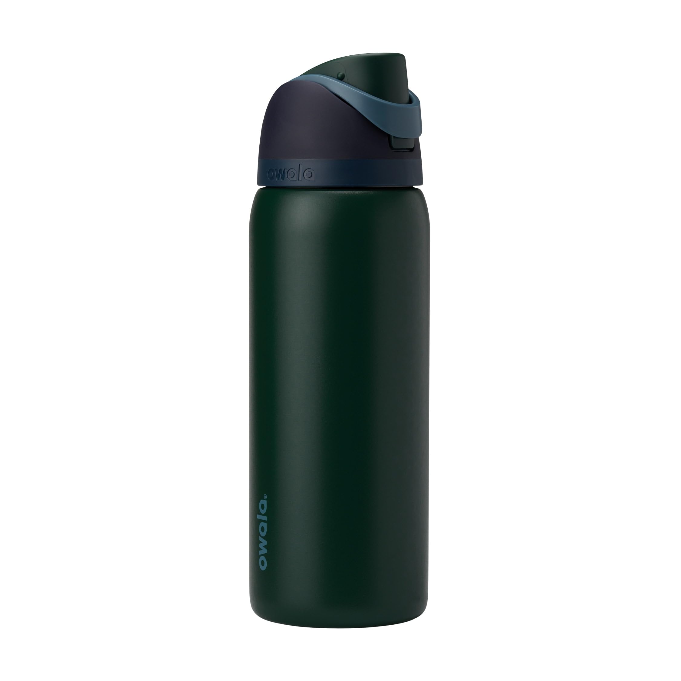 Photo 1 of Owala FreeSip Insulated Stainless Steel Water Bottle with Straw, BPA-Free Sports Water Bottle, Great for Travel, 32 Oz, Lost Signal