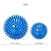 EETOYS Durable Dog Spike Ball, 3 Pack 2 1/3” Squeaker Spiky Ball Squeaky Dog Toy for Tooth Cleaning, Training, Play Fetch, Boring