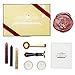 UNIQOOO Arts & Crafts Hogwarts School Ministry of Magic Wax Seal Stamp Kit, Gift Idea