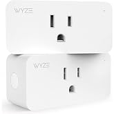 Wyze Smart Plug 2.4GHz Wi-Fi Outlet, Certified for Humans, 2-Pack | Smart Voice Control, Remote Control, No Hub Required, 15A Current Load, Works with Alexa, Google Assistant, IFTTT