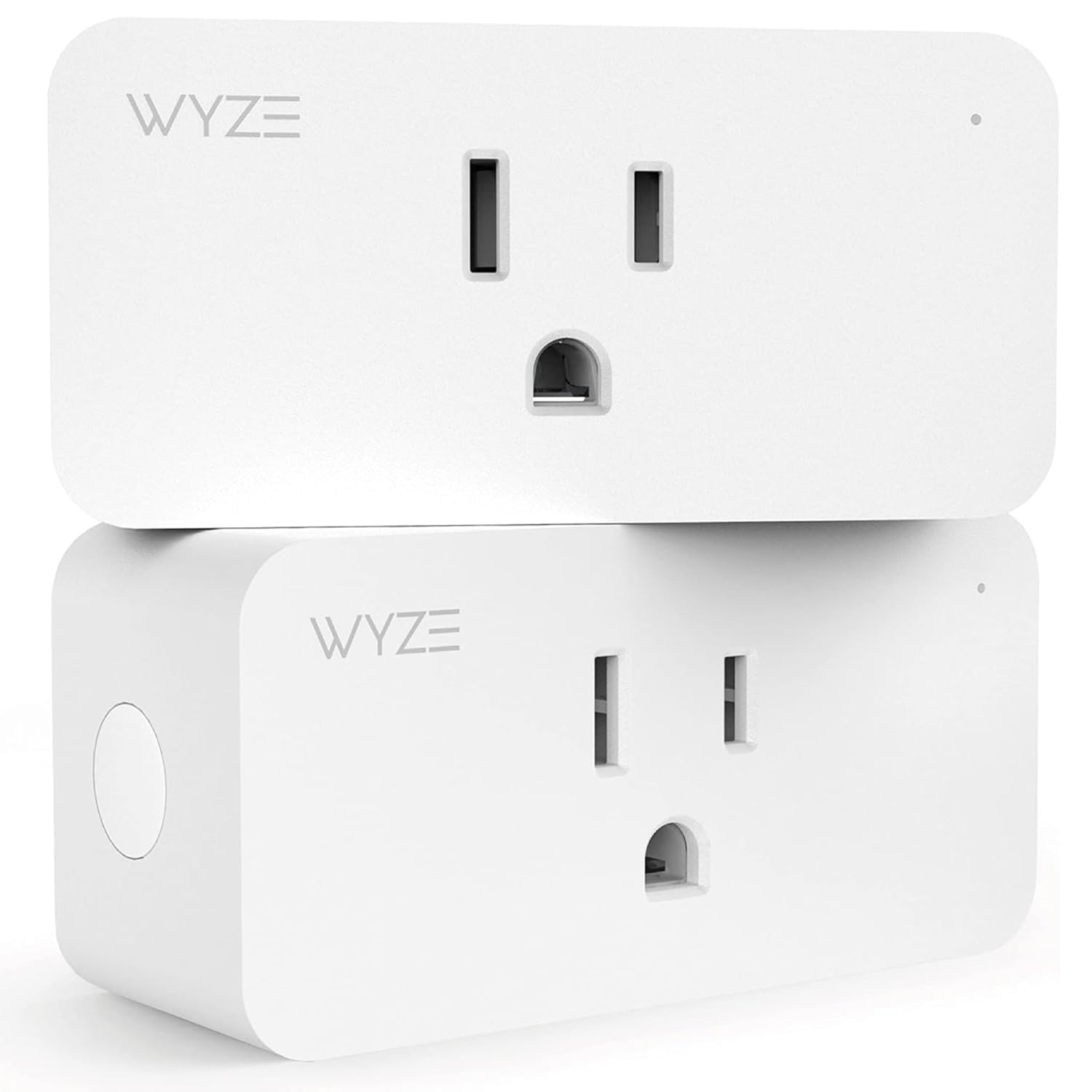 Photo 1 of Smart Plug by Wyze Lifestyle, 2.4GHz Smart Home Wi-Fi Plug Outlet Compatible with Alexa, Google Assistant, IFTTT, 15 A, Remote Control, No Hub Required, 2-Pack, Certified for Humans