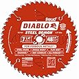 Freud Diablo DO748F Diablo Steel Demon 7 1/4 Inch 48-Tooth Titanium Carbide TCG Ferrous Metal Cutting Circular Saw Blade w/ Perma Shield Non-Stick Coating and Laser Cut Stabilizing Vents