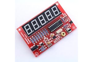 HUABAN 2 Pack Crystal Oscillator Tester 1Hz-50MHz Frequency Counter Cymometer Measurement Module LED DIY Kit