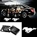 2Pcs Ghost Shadow Light Lamp Logos for Mustang Accessories, Car Door Led Welcome Laser Projector Logo Light
