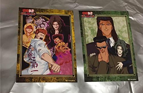 Amazon 幽遊白書 Animejapan18限定 ブロマイド 2枚セット 桑原 戸愚呂兄弟 左京 アニメ 萌えグッズ 通販