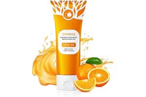 SICOSPI Orange Exfoliating Gel for Face & Body, 2025 Exfoliating Cleansing Gel Scrub, Orange Enzymes Exfoliatings Gels, Deep Clean Pores, Remove Blackheads & Moisturize Skin, All Types Skin (1pcs, 3.38 fl oz)