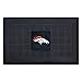 FANMATS 11439 Denver Broncos Heavy Duty Vinyl Medallion Outdoor Door Mat - 19.5in. x 31in.