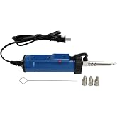 SUNGOOYUE Electric Solder Tin Sucker, Plastic Metal 30W Automatic Desoldering Pump Portable Vacuum Suction Tin Solder Removal Tool, US Plug 110V to 220V